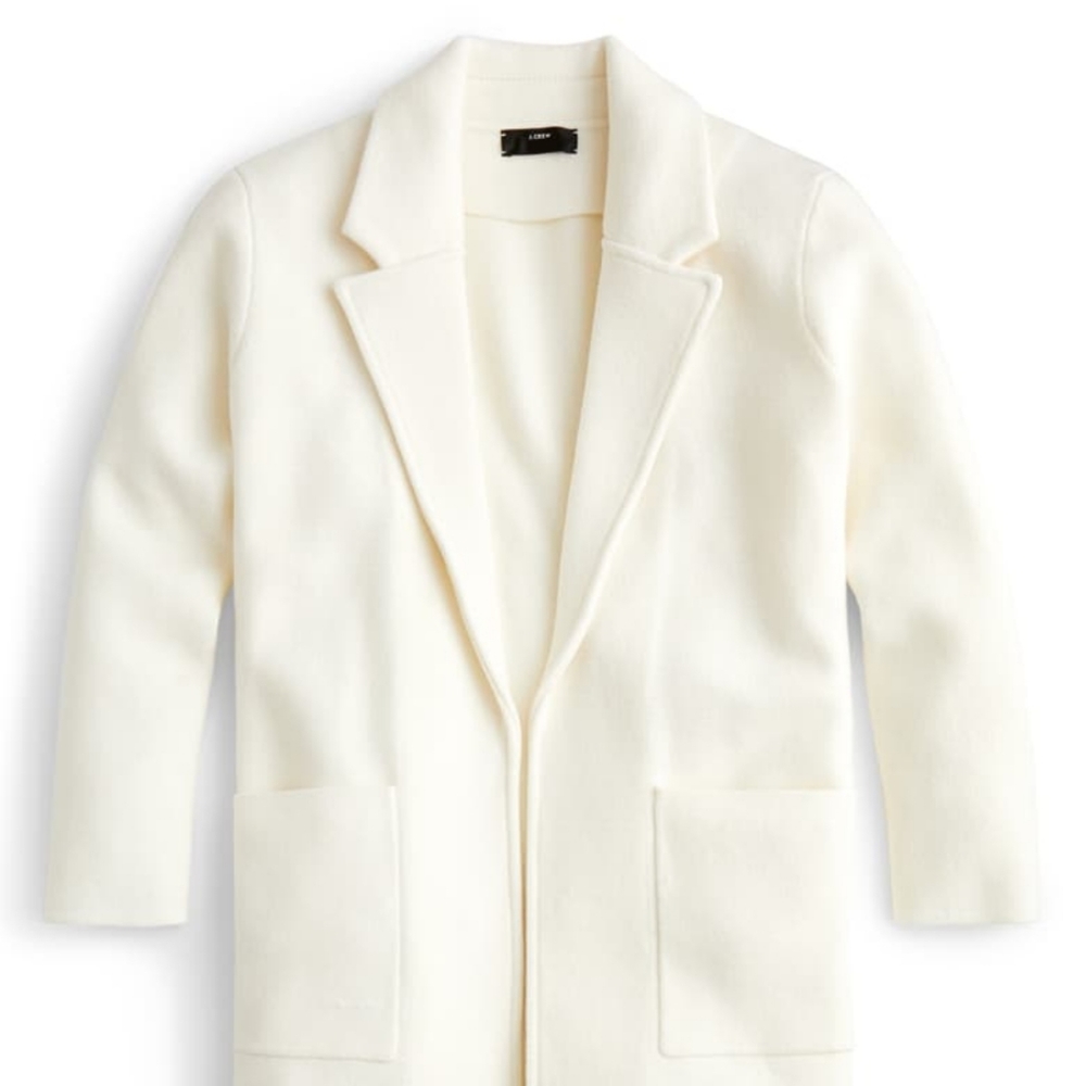 J Crew Sophie open-front sweater-blazer